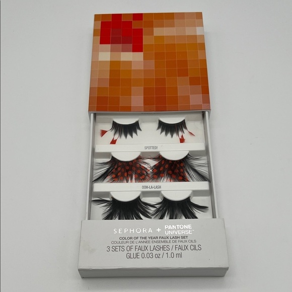 Sephora Other - Sephora + Pantone Universe 2012 Tangerine Tango Color of Year Faux Eyelash Set